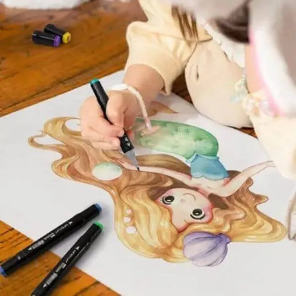 120Pcs Art Sketch Drawing Twin Marker Painting Pen Set - Image 2