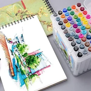 48PCS Waterproof Sketch Marker for Kids