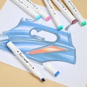 60PCS Waterproof Sketch Marker for Kids