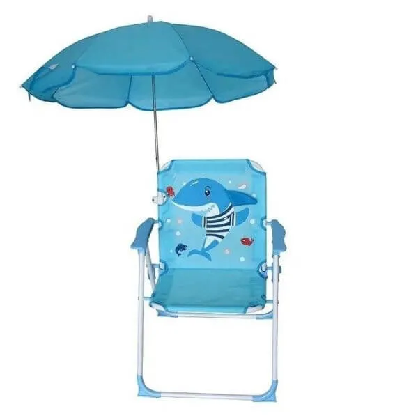 Childrens Camping Chair With Umbrella - Image 2