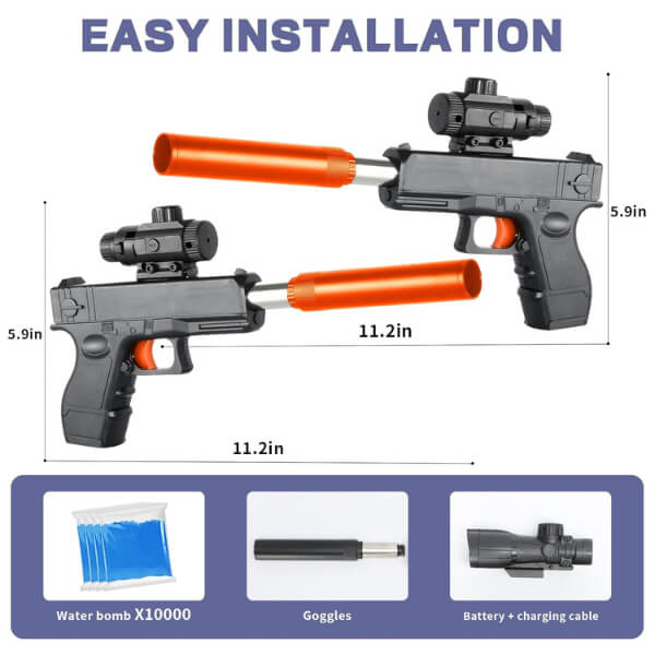 Kids Gel Ball Blaster Pistol Gun - Image 3