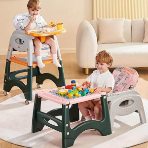 3 In 1 Kids Plastic Toddler Booster Dining Chair