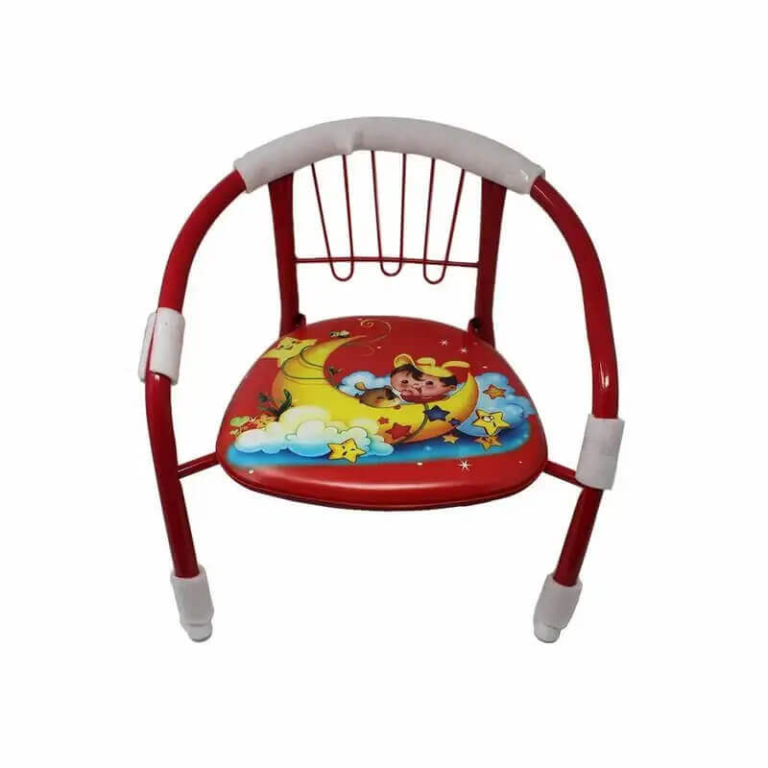 Cartoon Design Baby Chair with Metal Backrest Frame - Image 3