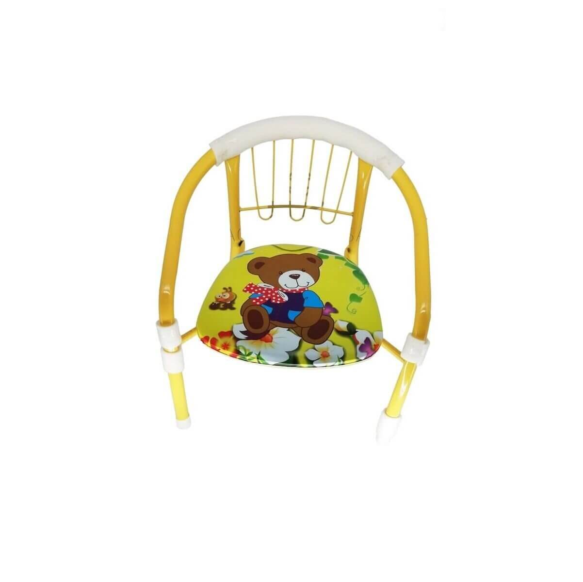 Cartoon Design Baby Chair with Metal Backrest Frame - Image 2