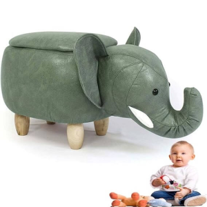 Kids Elephant Ride On Footstool